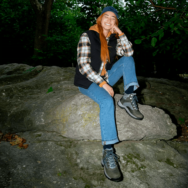 Women's White Ledge Mid Lace-Up Waterproof Hiking Boot