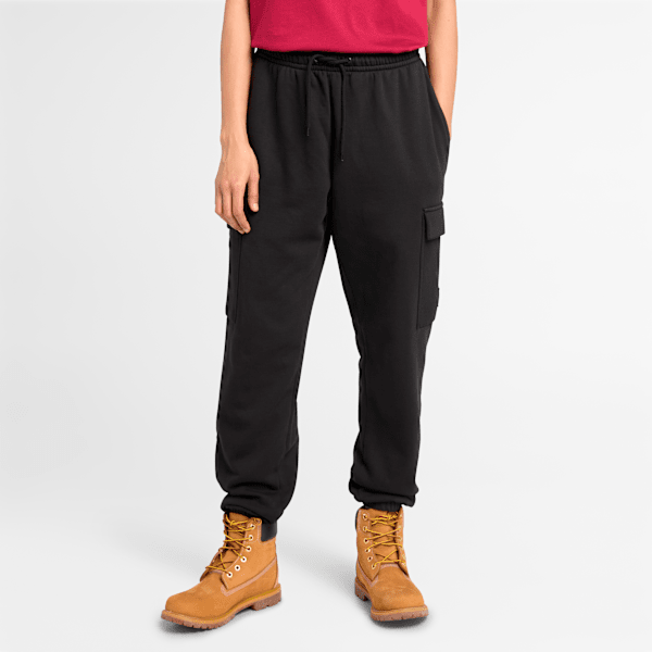 Woven Badge Cargo Sweatpant