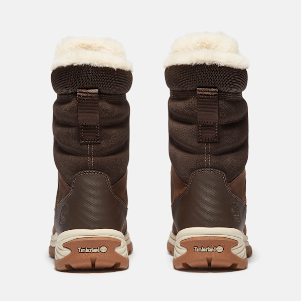 Women's White Ledge Tall Lace-Up Waterproof Snow Boot