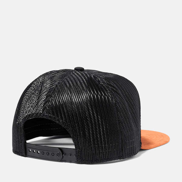 Trucker Hat w/Faux Suede Brim