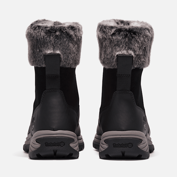 Women's White Ledge Mid Pull On Waterproof Snow Boot