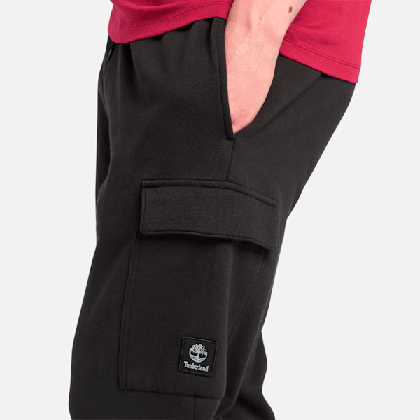 Woven Badge Cargo Sweatpant