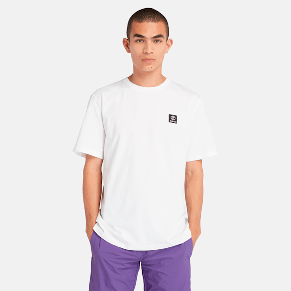 Short Sleeve Woven Badge T-Shirt