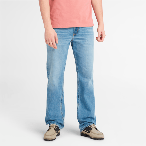 Men's Stretch Core Indigo Denim Straight Fit Pant