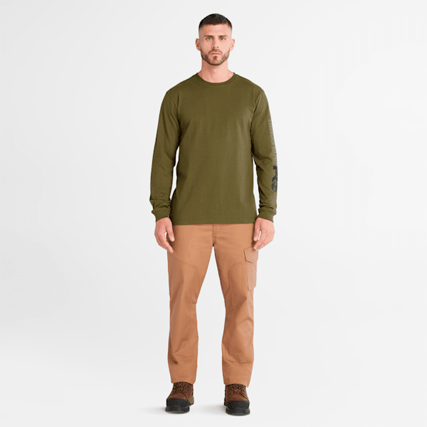 Men's Timberland PRO? Core Logo Long-Sleeve T-Shirt