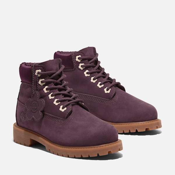 Youth Timberland? Premium 6-Inch Lace-Up Waterproof Boot