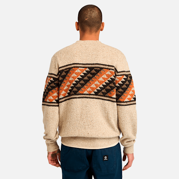 Men's Farisle Crew Neck Sweater