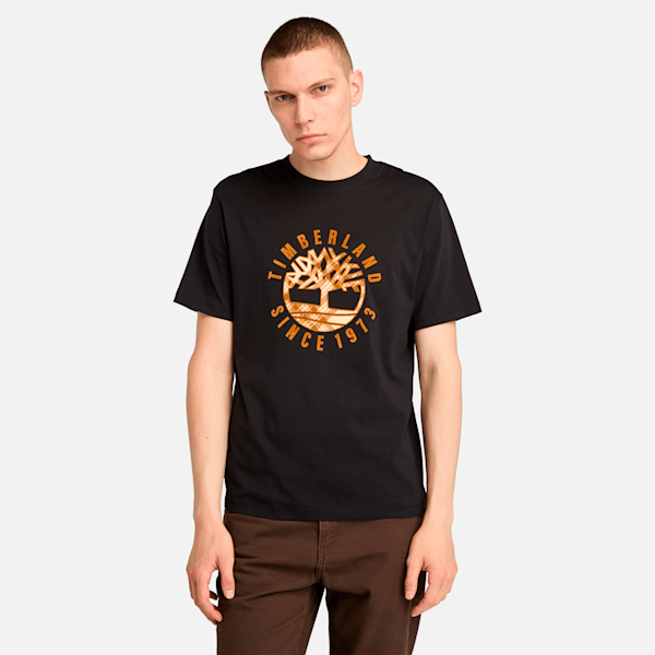 Men's Timberland? Heritage Plaid Logo T-Shirt