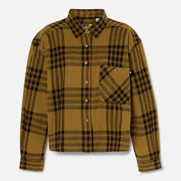Women's Midweight Flannel Pocket Shirt