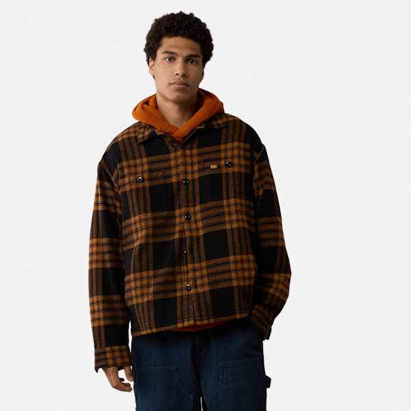 Timberland x AE Plaid Flannel Shirt