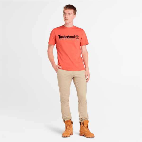 Men's Short Sleeve Embroidery Logo T-Shirt