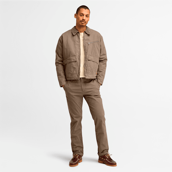 Men's Strafford Washed Canvas Insulated Jacket