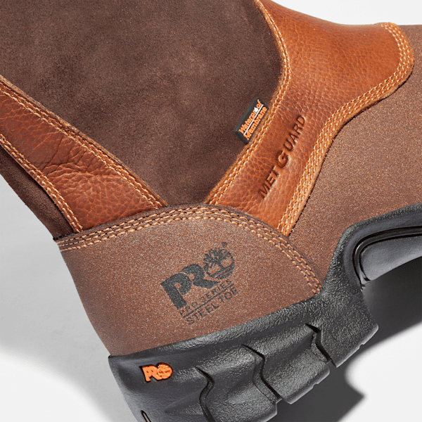 Men's Excave Met Guard Pull-On Steel Toe Waterproof Work Boot