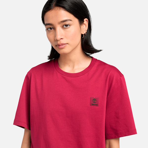 Short Sleeve Woven Badge T-Shirt