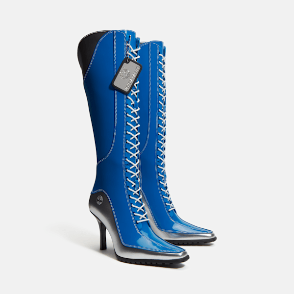 Women's Veneda Carter 14-Inch Lace-Up Zip Boot