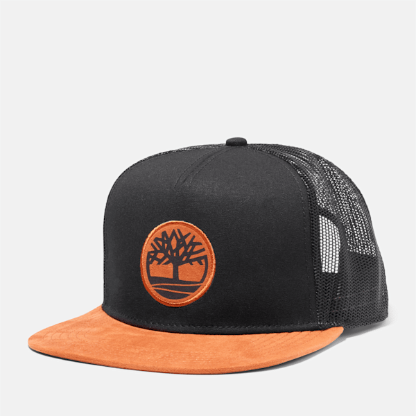 Trucker Hat w/Faux Suede Brim