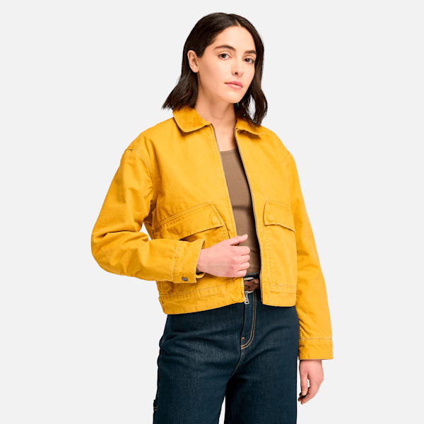 Women's Strafford Quilted Washed Canvas Jacket