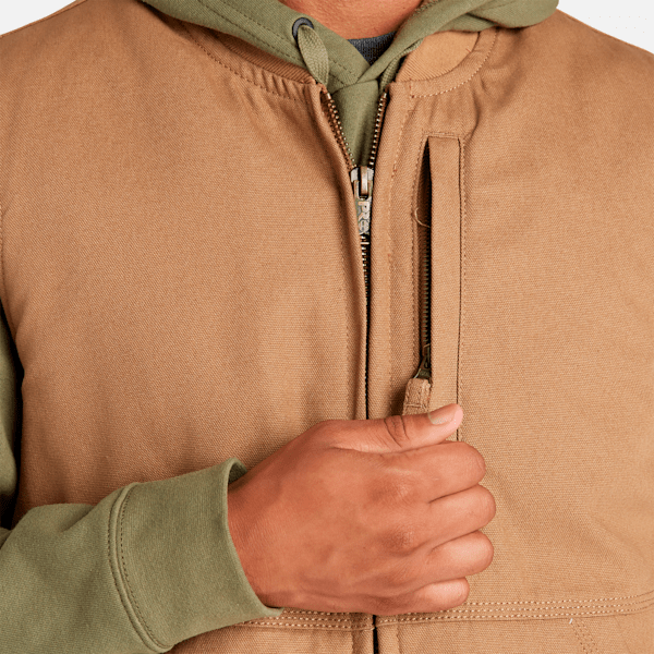 Men's Timberland PRO? Gritman Fleece-Lined Canvas Vest