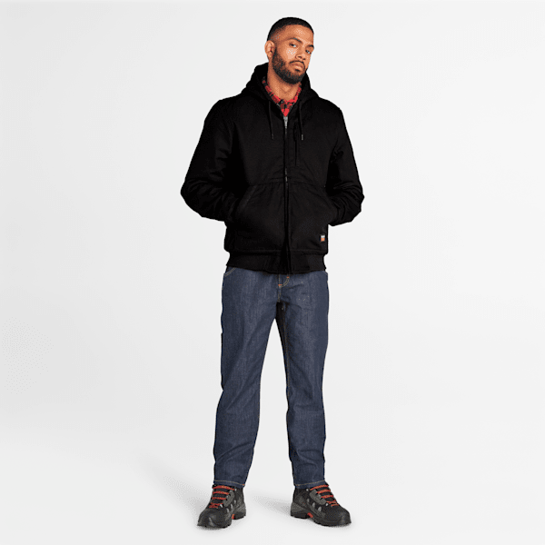 Men's Timberland PRO? Gritman Fleece-Lined Hooded Canvas Jacket