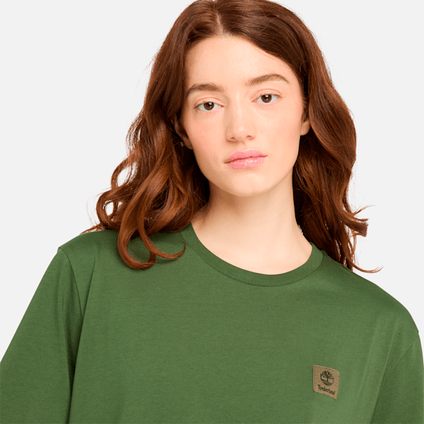 Short Sleeve Woven Badge T-Shirt