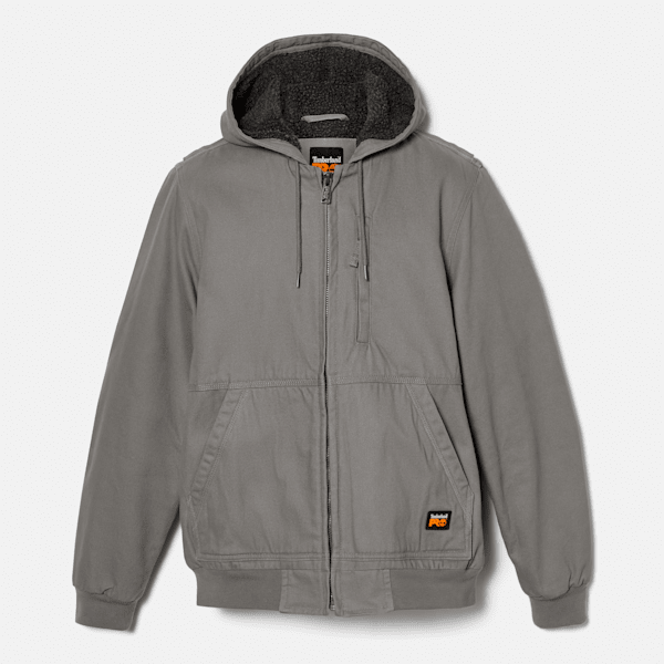 Men's Timberland PRO? Gritman Fleece-Lined Hooded Canvas Jacket