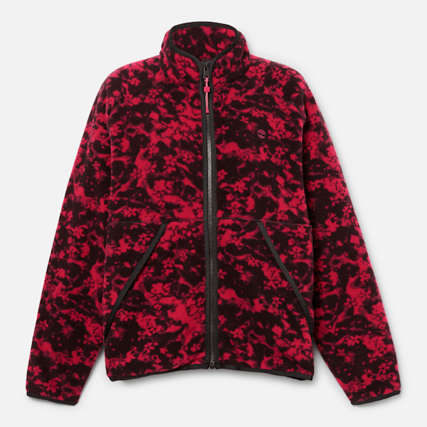 Women's Printed Full-Zip High Pile Fleece Jacket