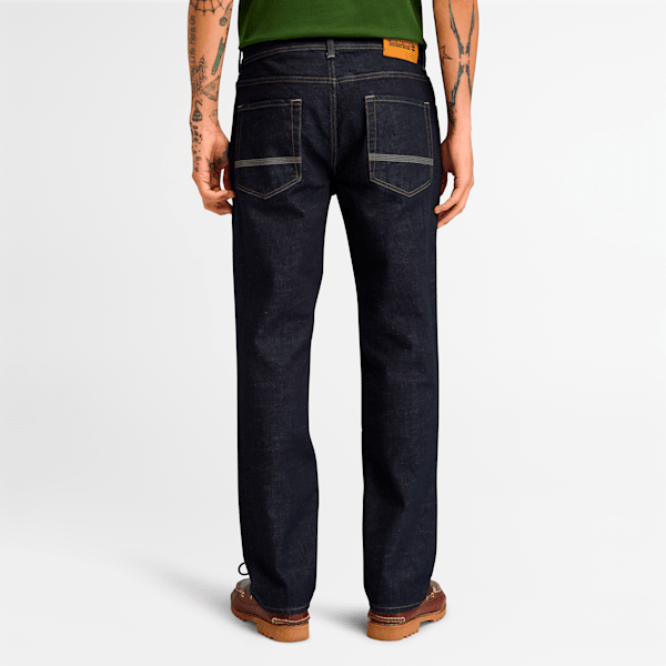 Men's Stretch Core Indigo Denim Straight Fit Pant