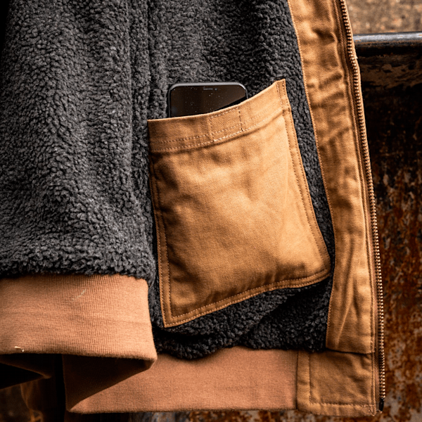 Men's Timberland PRO? Gritman Fleece-Lined Hooded Canvas Jacket