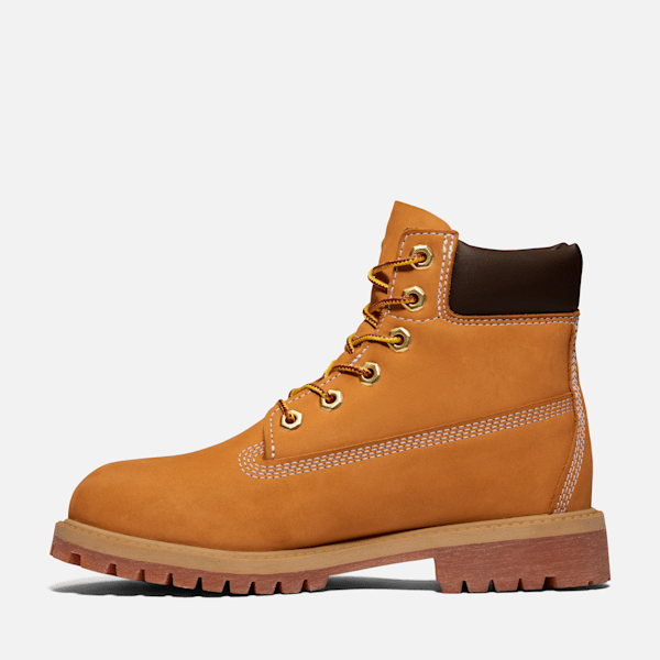 Junior Timberland? Premium 6-Inch Lace-Up Waterproof Boot