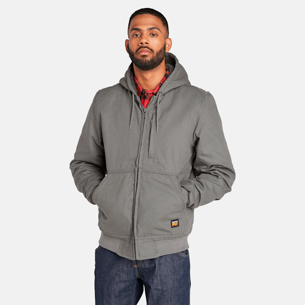 Men's Timberland PRO? Gritman Fleece-Lined Hooded Canvas Jacket