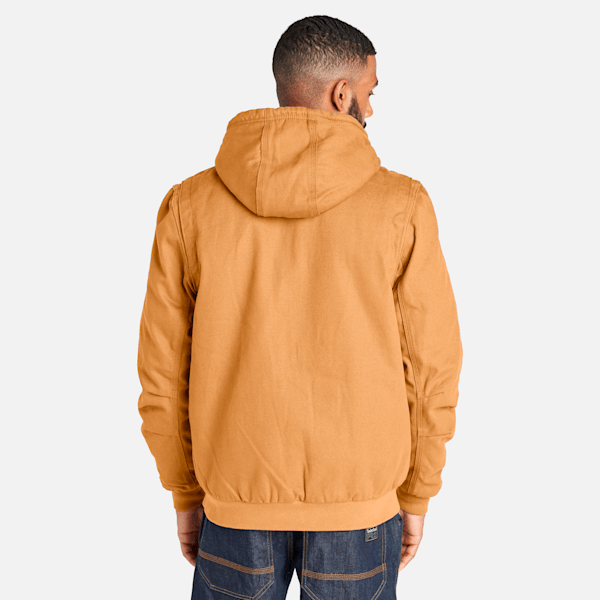 Men's Timberland PRO? Gritman Fleece-Lined Hooded Canvas Jacket