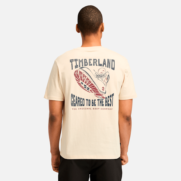 Men's Work Inspired Back Graphic Short Sleeve T-Shirt