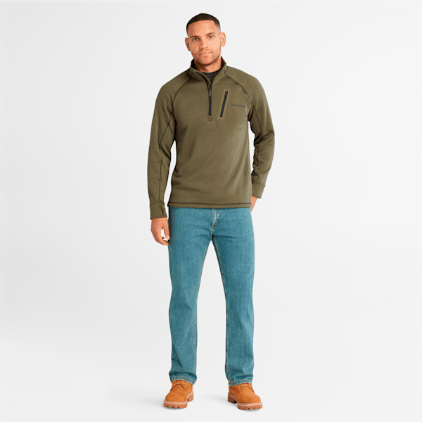 Men's Timberland PRO? Reaxion Quarter-Zip Athletic-Fit Fleece Jacket