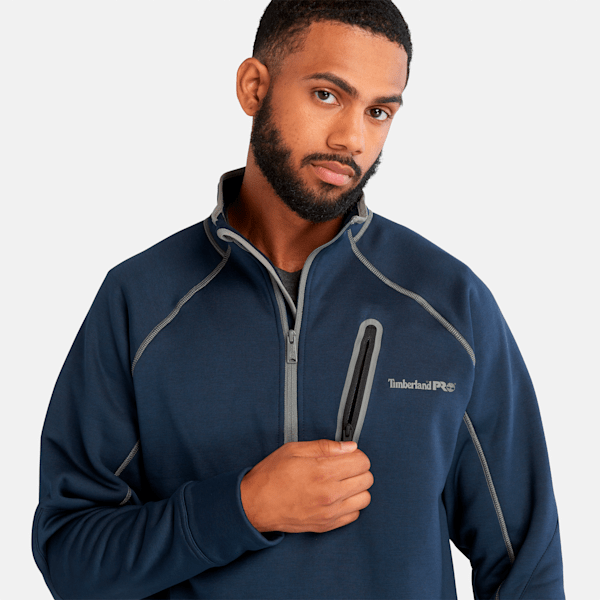 Men's Timberland PRO? Reaxion Quarter-Zip Athletic-Fit Fleece Jacket