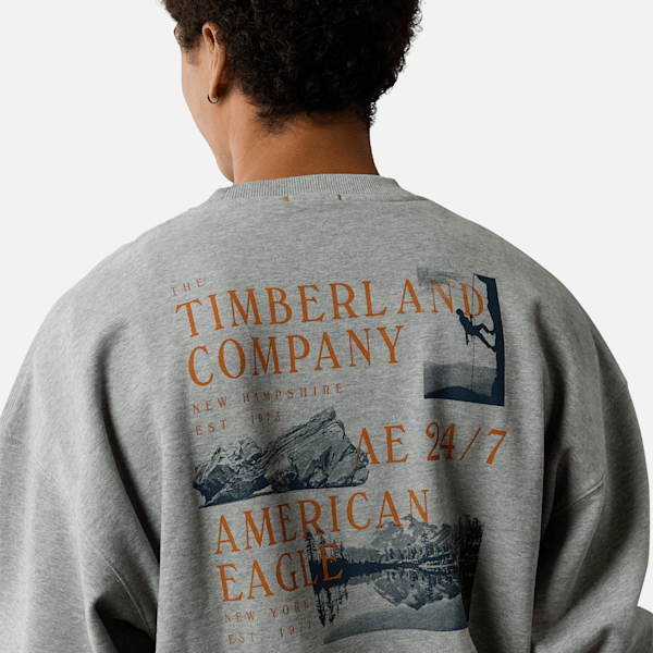 Timberland x AE Heavyweight Outdoor Graphic Crew