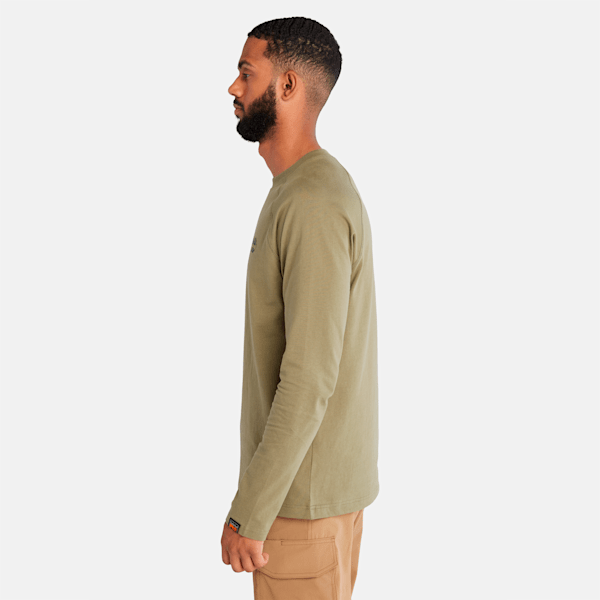 Men's Timberland PRO? Core Reflective Logo Long-Sleeve T-Shirt