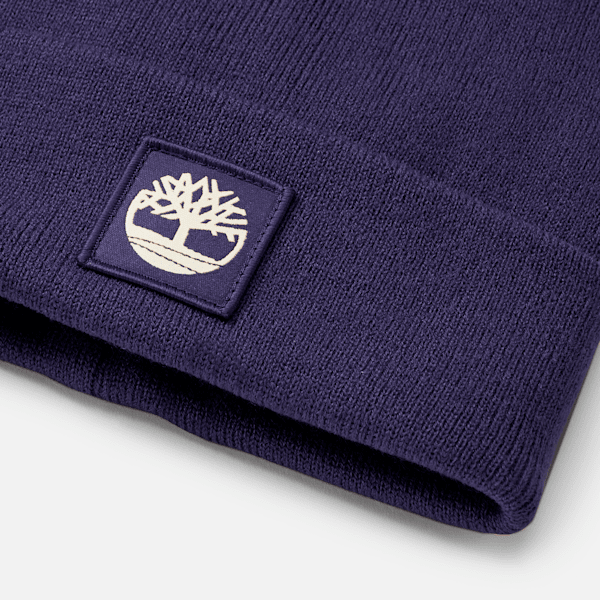 Cuffed Beanie With Tonal Patch