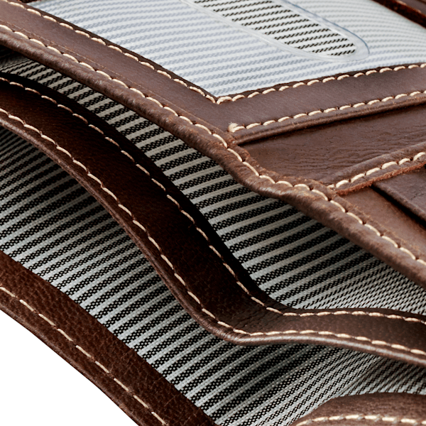 Men's Smooth Leather Trifold Wallet