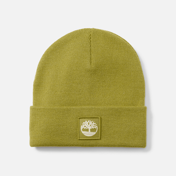 Cuffed Beanie With Tonal Patch