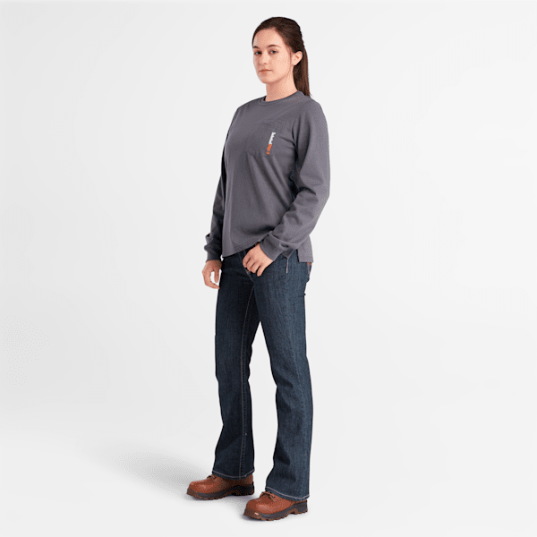 Women's Timberland PRO? Cotton Core Flame-Resistant Long-Sleeve T-Shirt