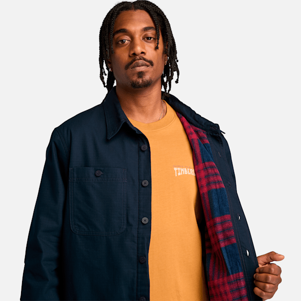 Men's Windham Printed Fleece Lined Shacket