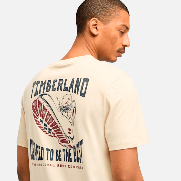 Men's Work Inspired Back Graphic Short Sleeve T-Shirt