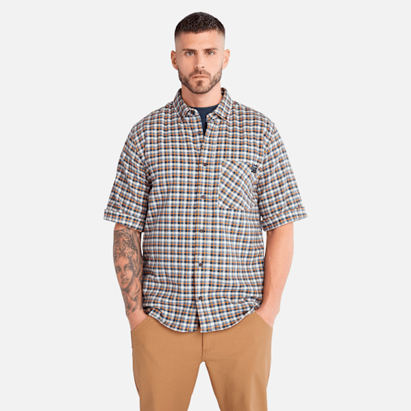 Men's Timberland PRO? Woodfort Lightweight Flannel Flex Shirt