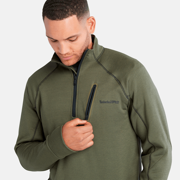 Men's Timberland PRO? Reaxion Quarter-Zip Athletic-Fit Fleece Jacket