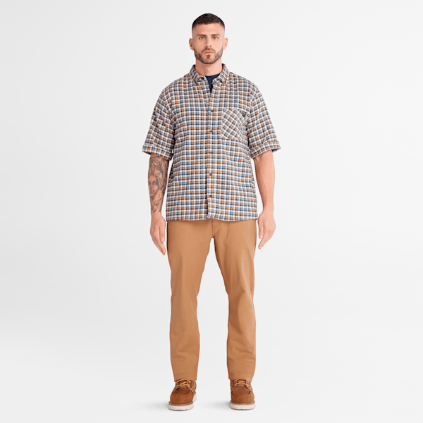 Men's Timberland PRO? Woodfort Lightweight Flannel Flex Shirt