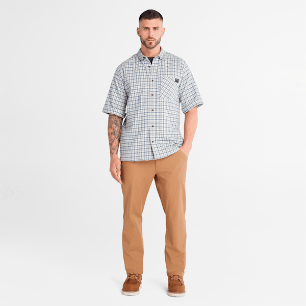 Men's Timberland PRO? Woodfort Lightweight Flannel Flex Shirt
