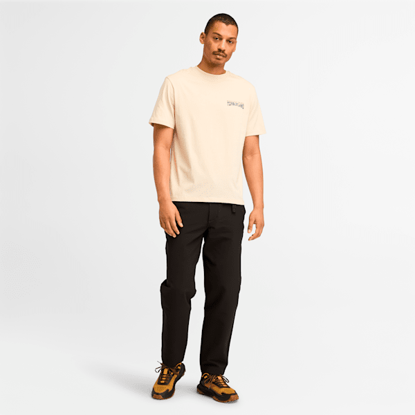 Men's Work Inspired Back Graphic Short Sleeve T-Shirt