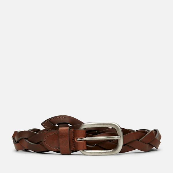 Women's 25MM Braided Leather Belt