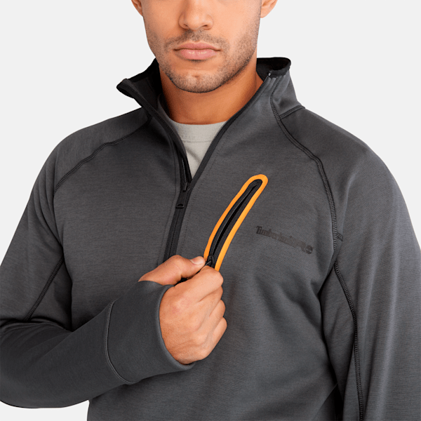 Men's Timberland PRO? Reaxion Quarter-Zip Athletic-Fit Fleece Jacket