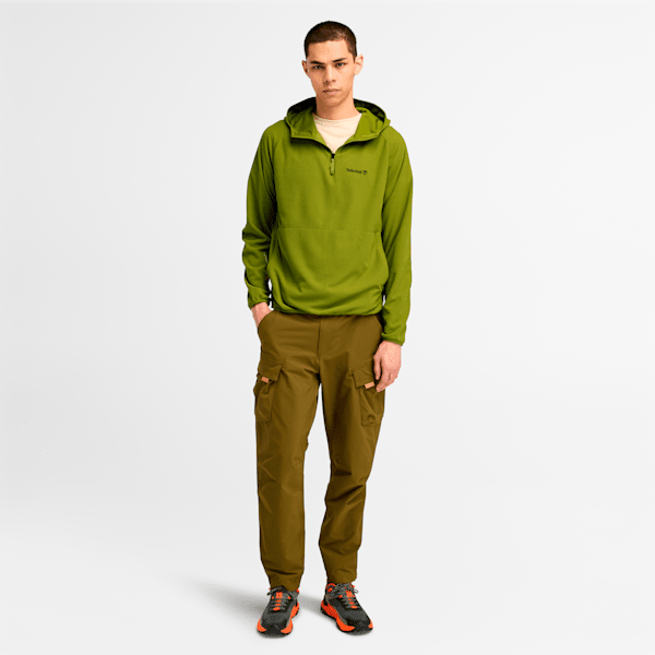 Men's Polartec? Fleece 1/4 Zip Hooded Jacket